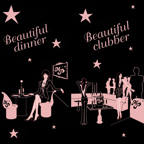 Beautiful dinner, beautiful clubber